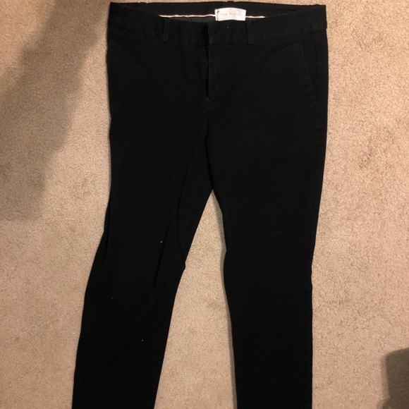 gap black slacks